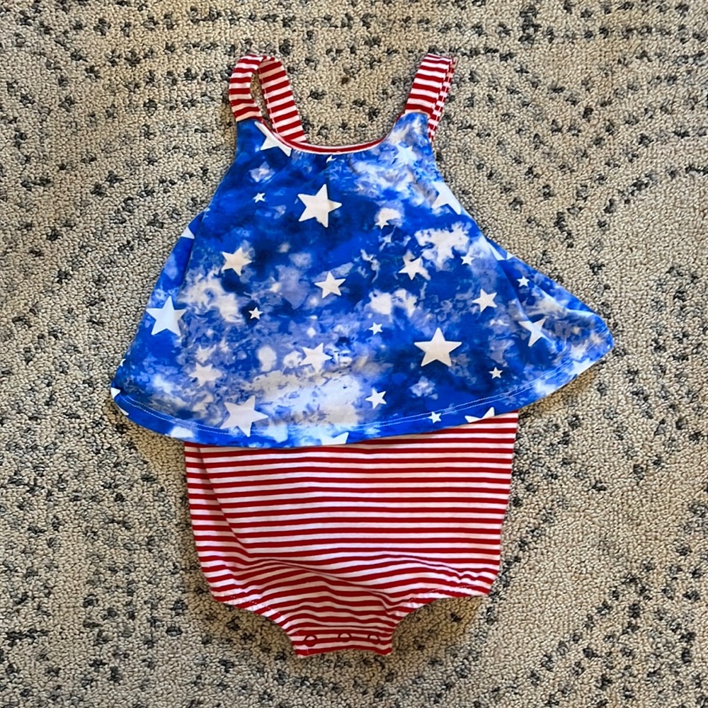 Baby girl patriotic outfit